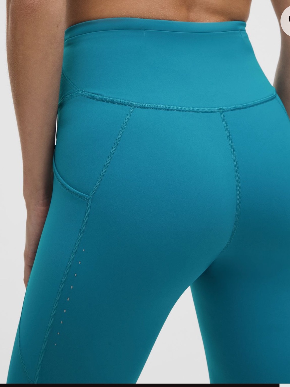 lululemon athletica High-Rise Fast and Free 5 Pocket leggings “28 Hawaiian Blue
